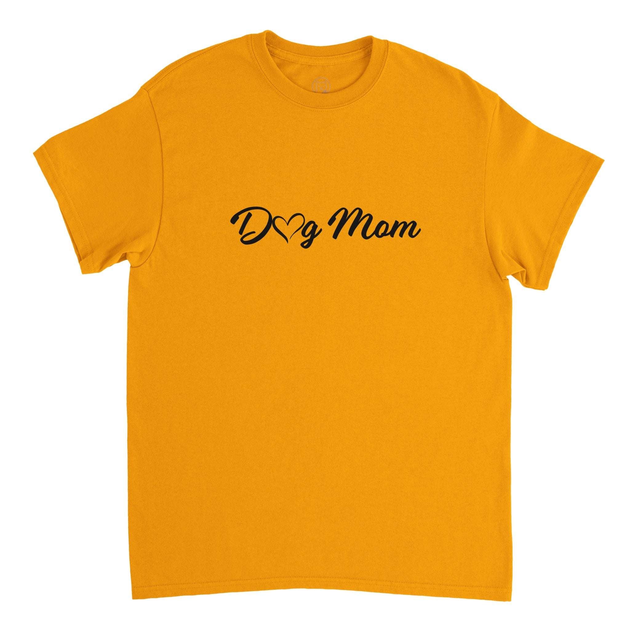 Heavyweight Unisex T-Shirt „Dog Mom“ – fair, stilvoll-petllective
