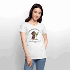 Frauen Premium T-Shirt „The Pawtini Club“ – Dackel trifft Martini-Charme-petllective