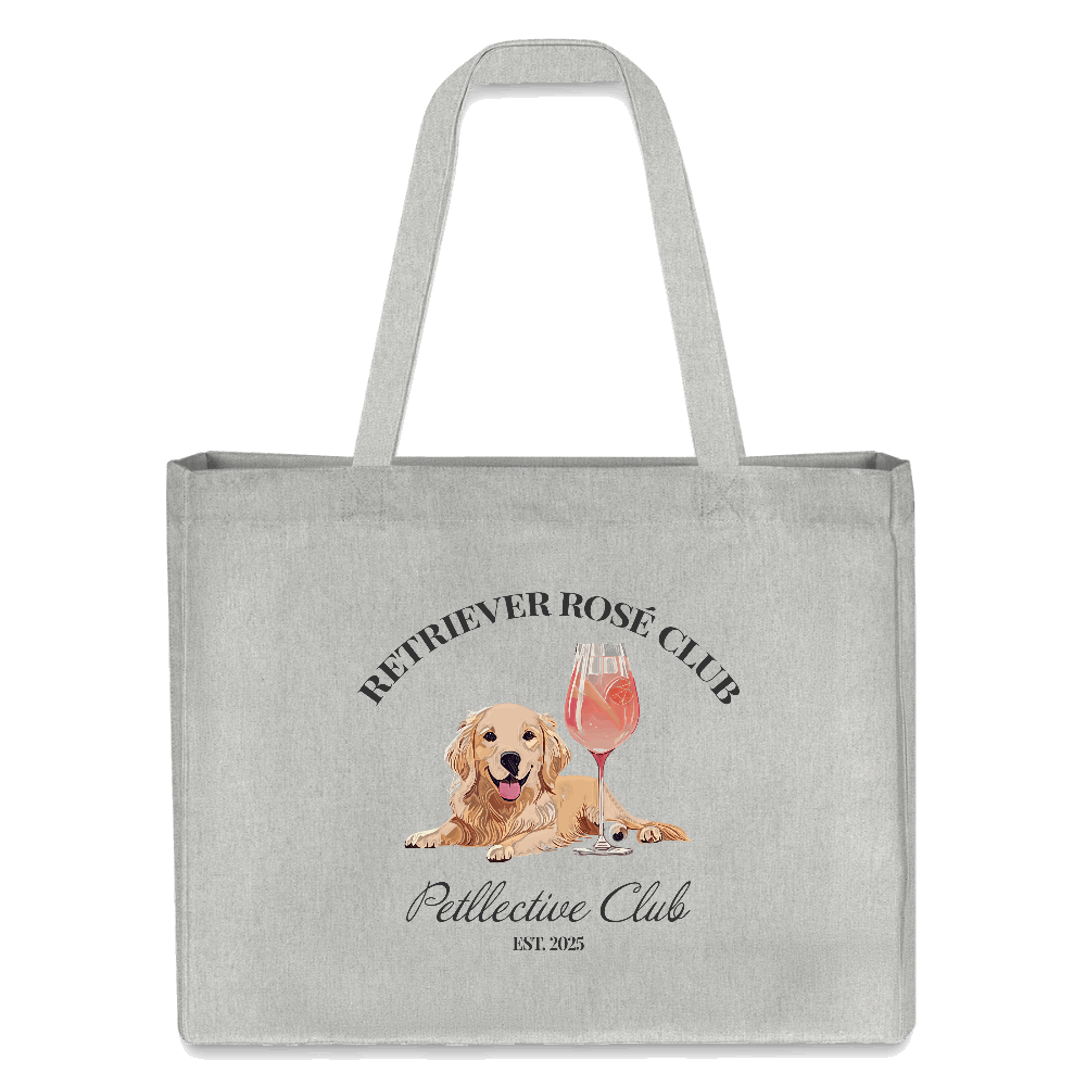 Recycled Tote Bag „Retriever Rosé Club“ – stylisch & fair-petllective