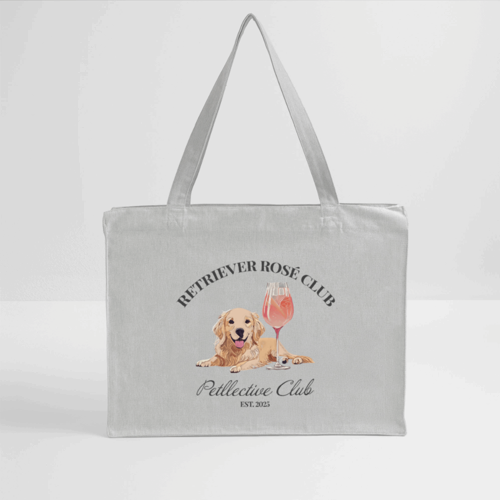 Recycled Tote Bag „Retriever Rosé Club“ – stylisch & fair-petllective