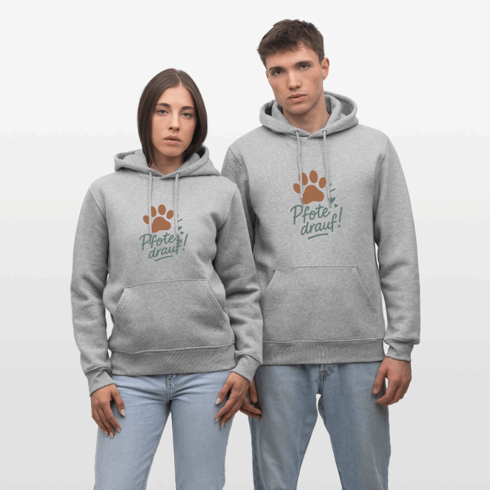 Bio-Hoodie „Pfote drauf!“ – Unisex & ultra cozy-petllective