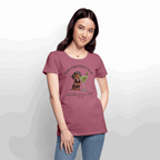 Frauen Premium T-Shirt „The Pawtini Club“ – Dackel trifft Martini-Charme-petllective