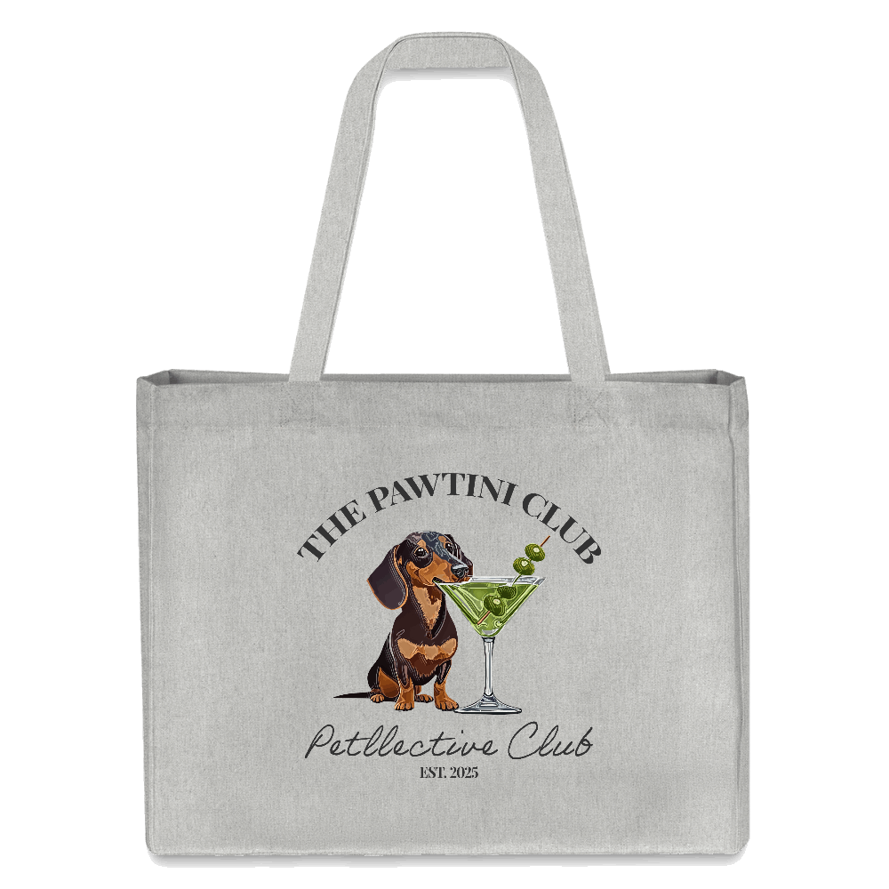 Shopping Bag „The Pawtini Club“ – nachhaltig & dackelverliebt-petllective