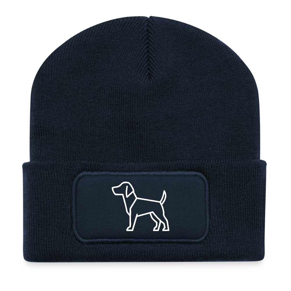 Recycelte Patch Beanie - Labrador - French Navy