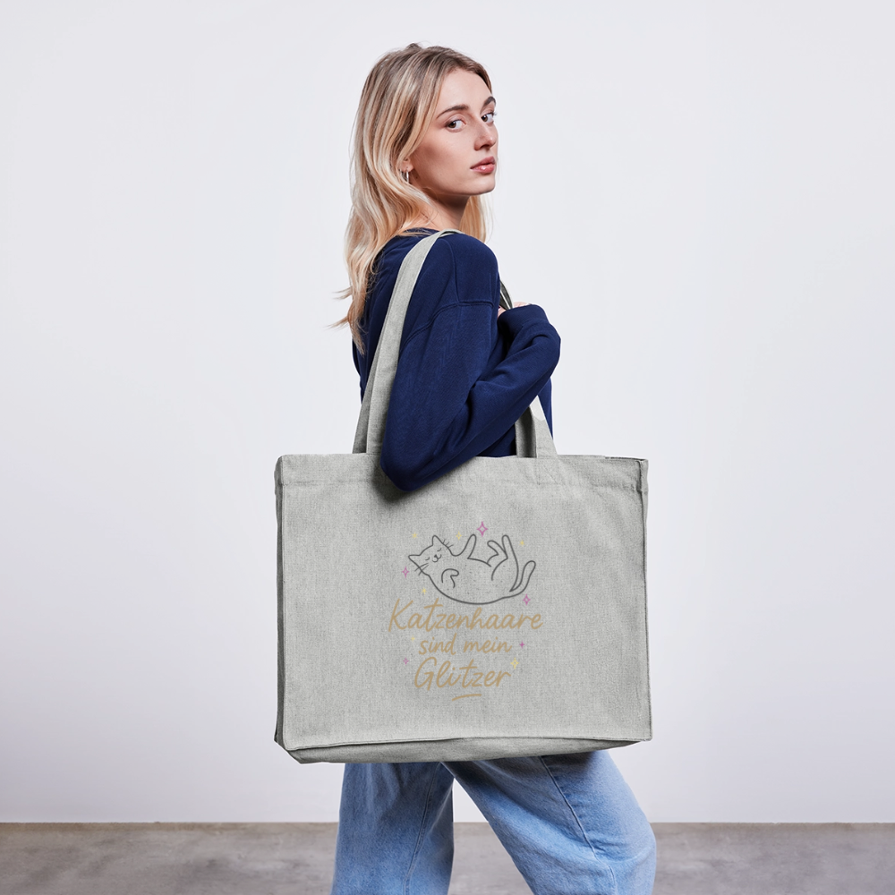 Stanley/Stella recycelter Shopping Bag - Grau meliert