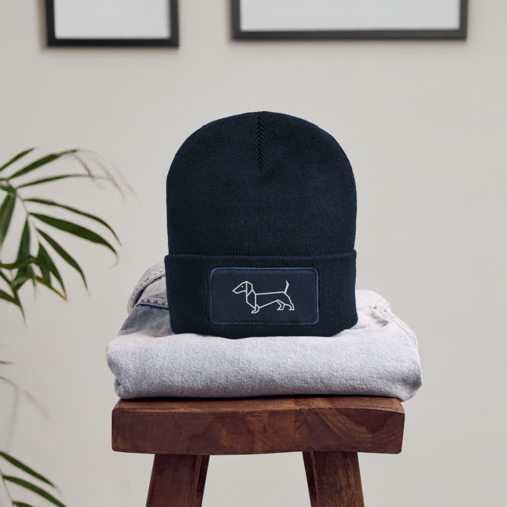 Recycelte Patch Beanie - French Navy