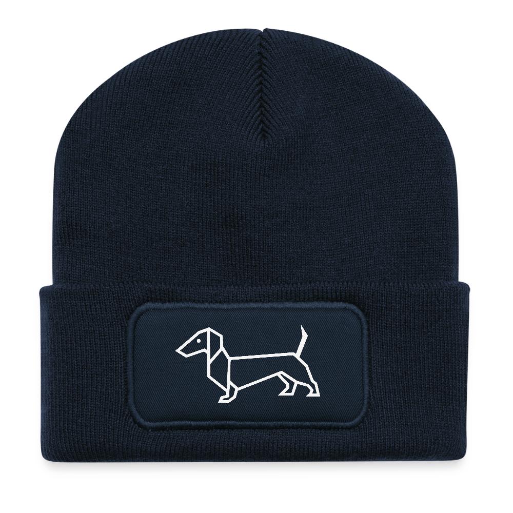 Recycelte Patch Beanie - French Navy