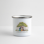 Emaille-Tasse - Weiß