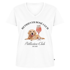 Frauen Bio-T-Shirt mit V-Ausschnitt von Stanley & Stella - Weiß