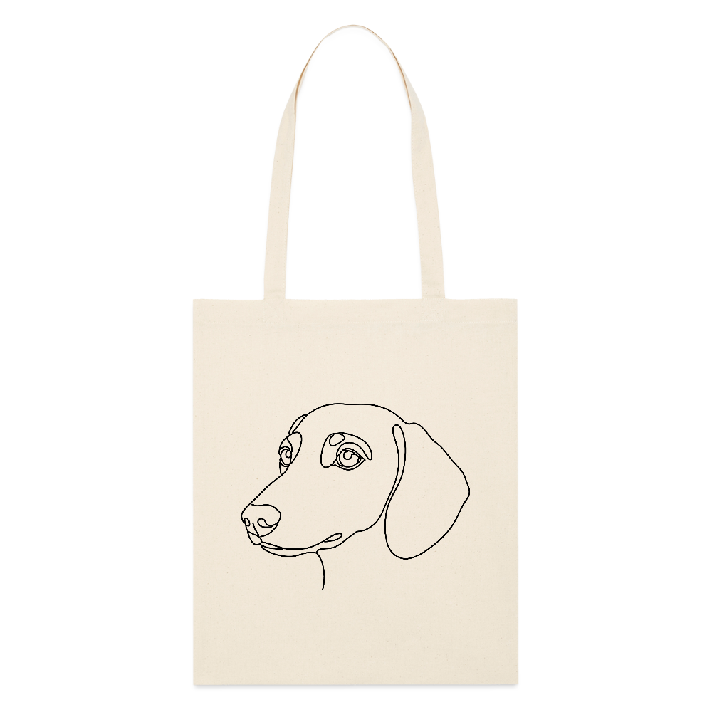 Nordic Line Breeds – Dackel Line Art Tragetasche I