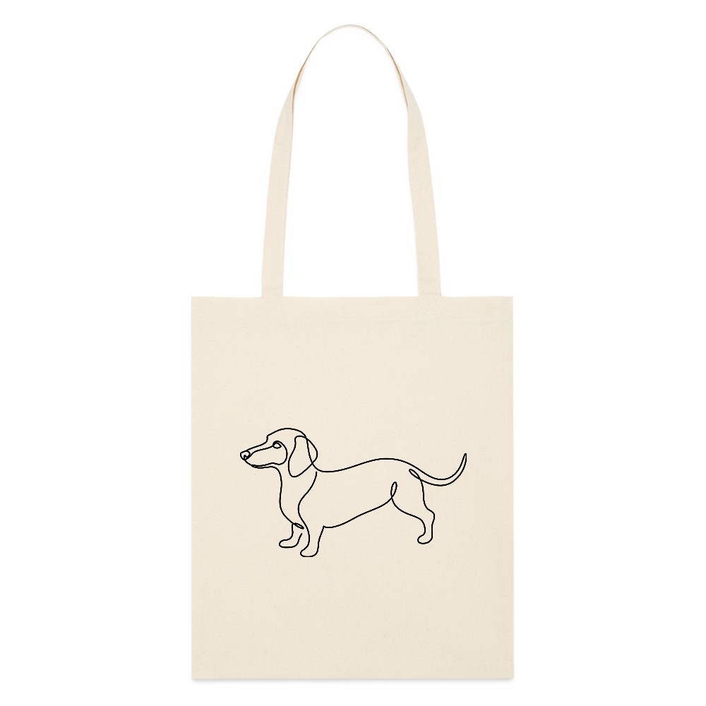 Nordic Line Breeds – Dackel Line Art Tragetasche II