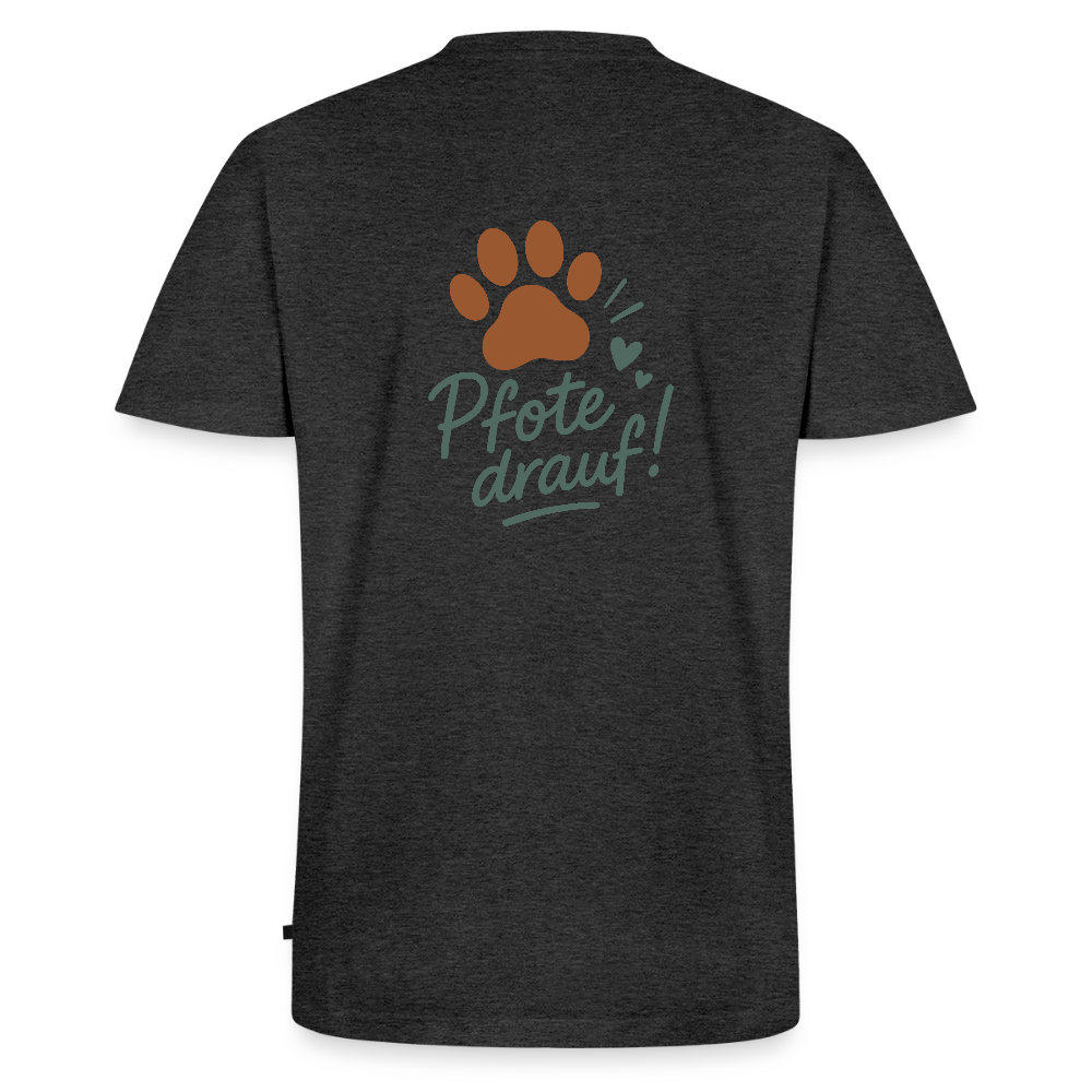 Männer Bio-T-Shirt mit V-Ausschnitt von Stanley & Stella - Anthrazit meliert