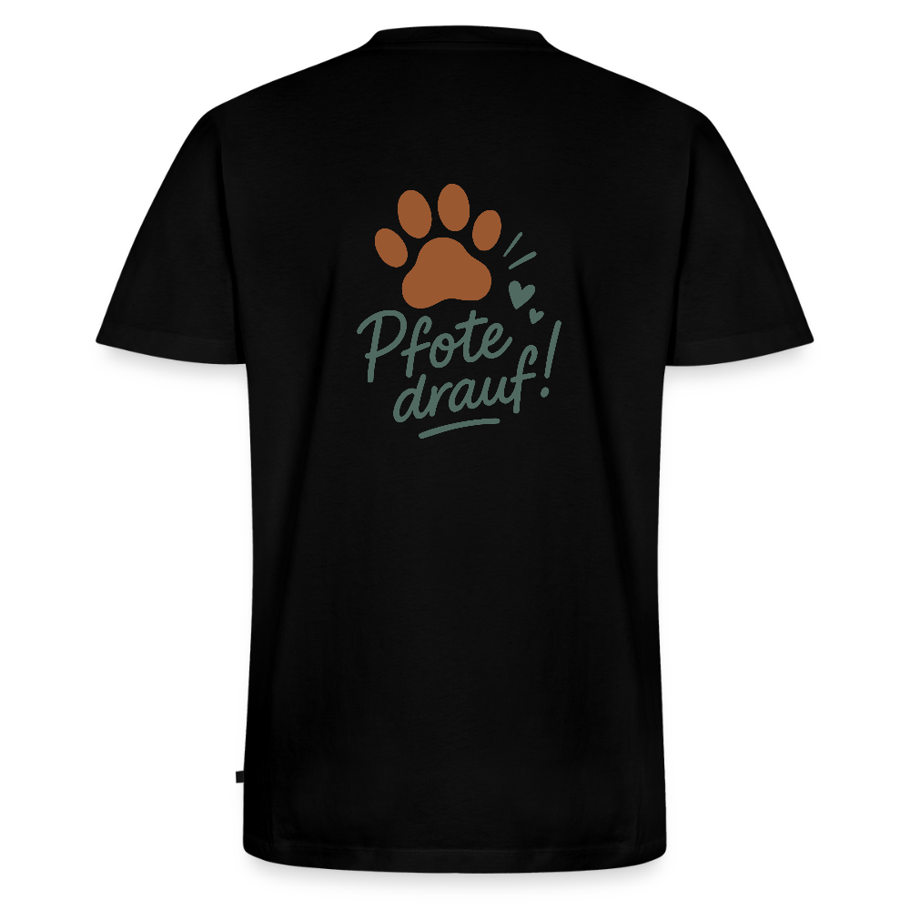 Männer Bio-T-Shirt mit V-Ausschnitt von Stanley & Stella - Schwarz