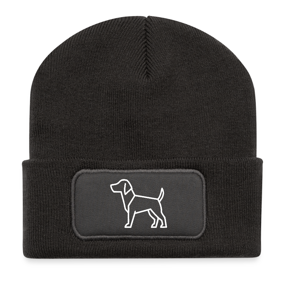 Recycelte Patch Beanie - Labrador - Dunkelgrau