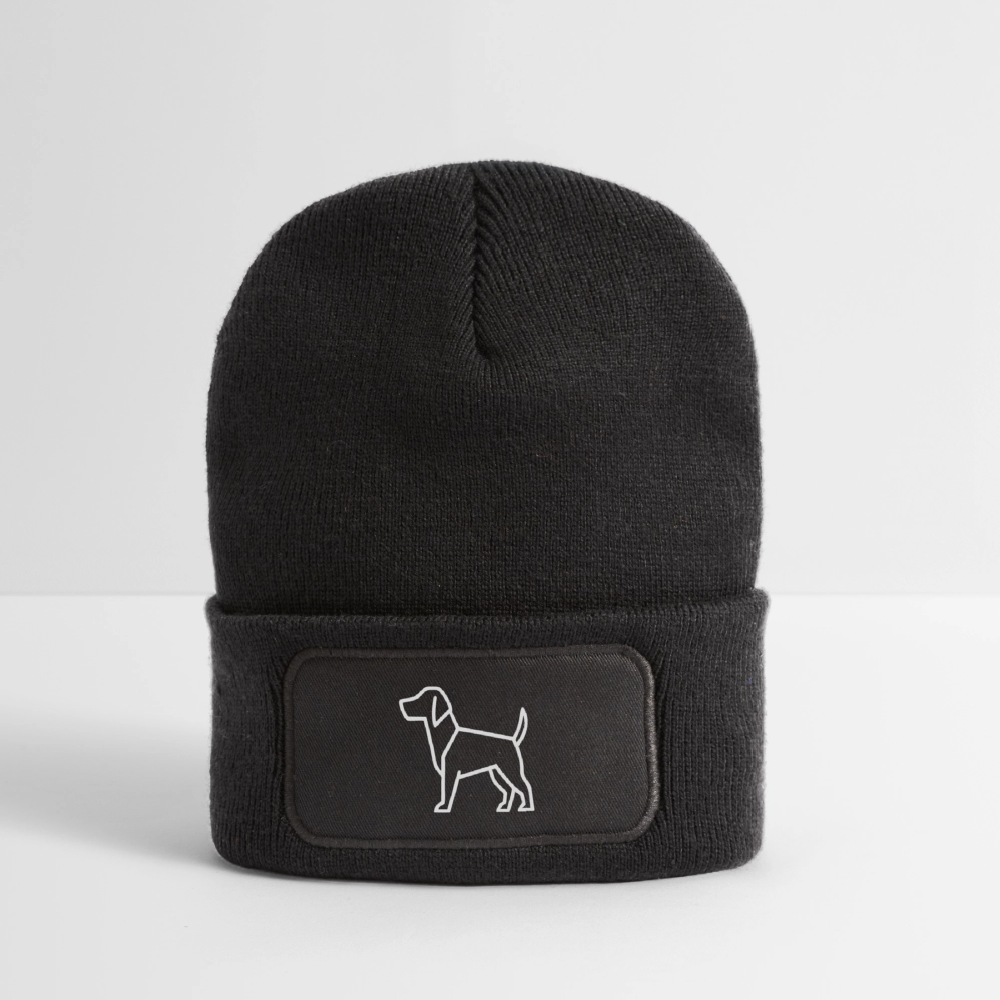 Recycelte Patch Beanie - Labrador - Dunkelgrau