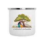 Emaille-Tasse - Weiß