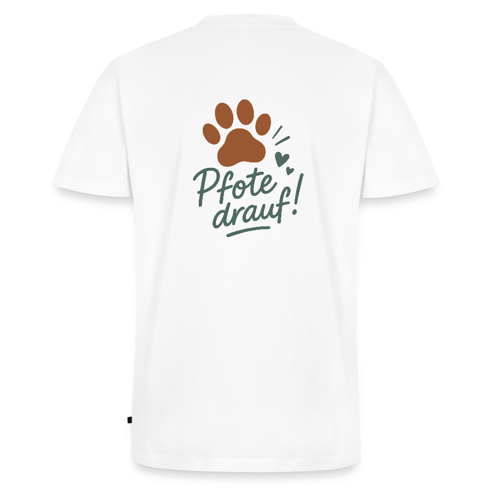 Männer Bio-T-Shirt mit V-Ausschnitt von Stanley & Stella - Weiß