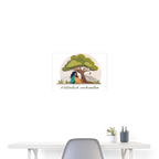Poster 60x40 cm - Weiß