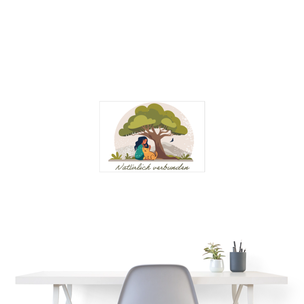 Poster 60x40 cm - Weiß