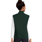 Damen Softshell Weste mit gestickter Herbstpfote-petllective