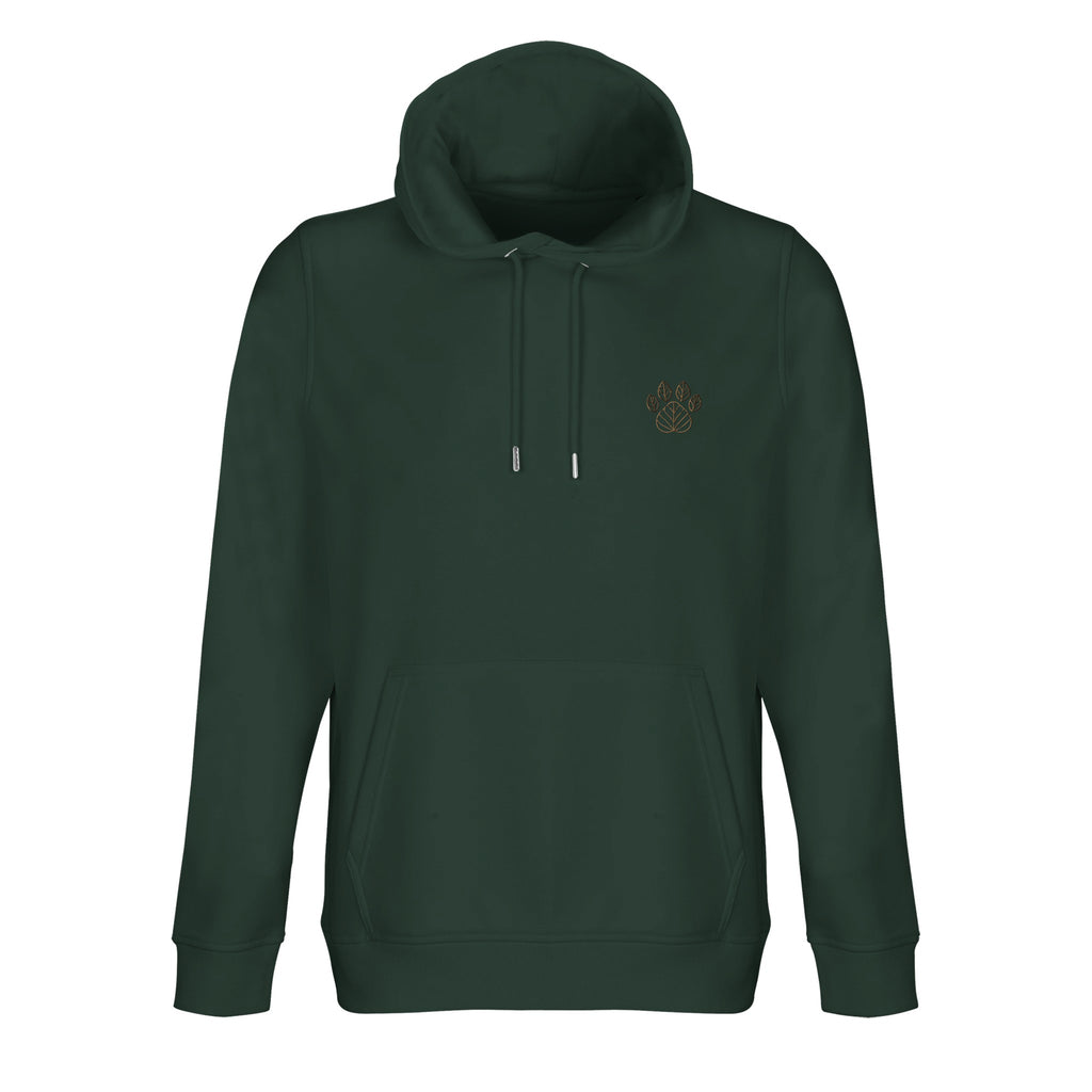 Unisex Hoodie mit gestickter Herbstpfote – Nachhaltig & Fair-petllective