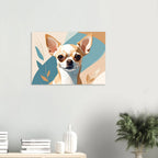 Chihuahua Chic: Moderne Kunstdrucke für Hundeliebhaber*innen – Erhältlich in verschiedenen Größen-petllective