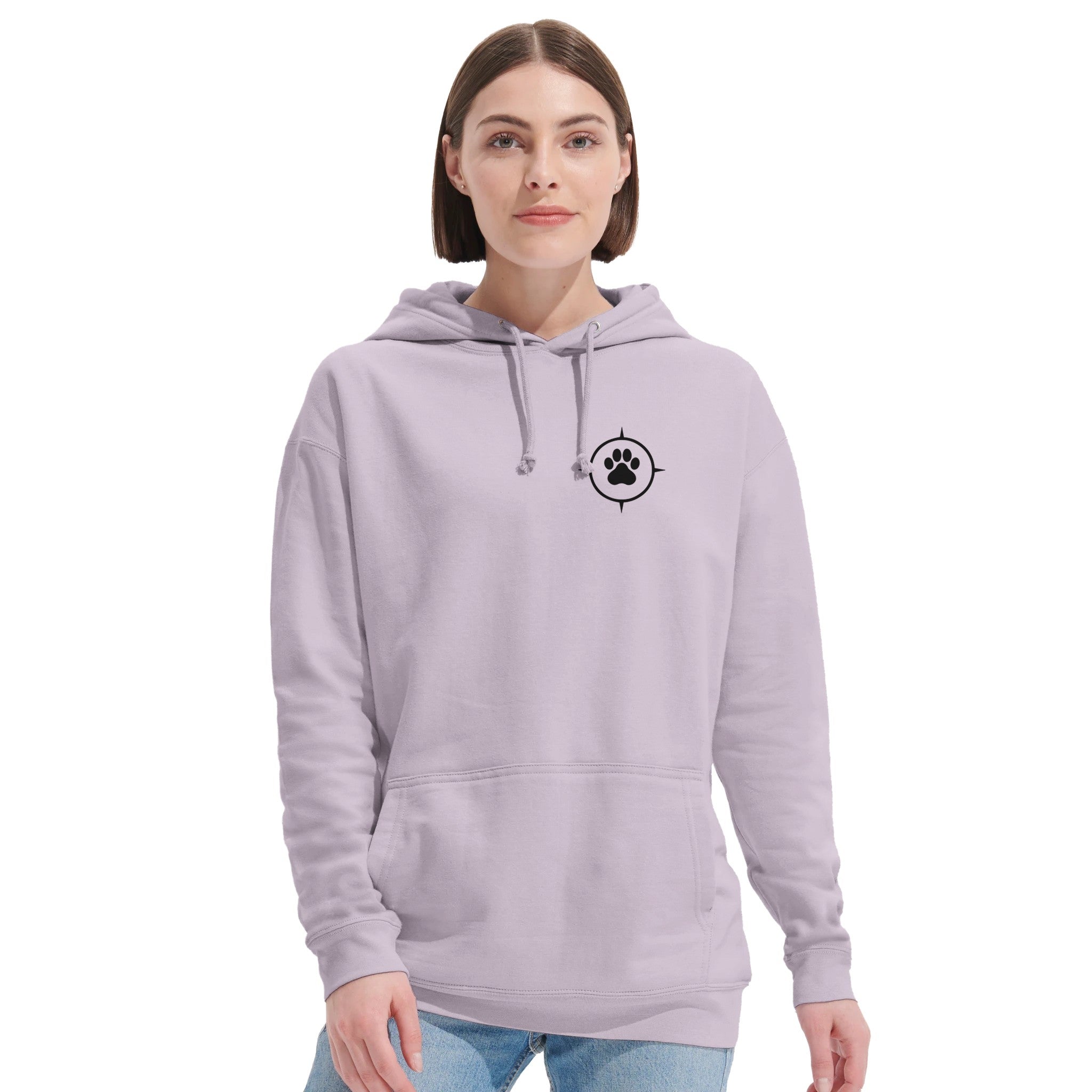 Unisex Hoodie aus recyceltem Mischgewebe - True North Paw-petllective