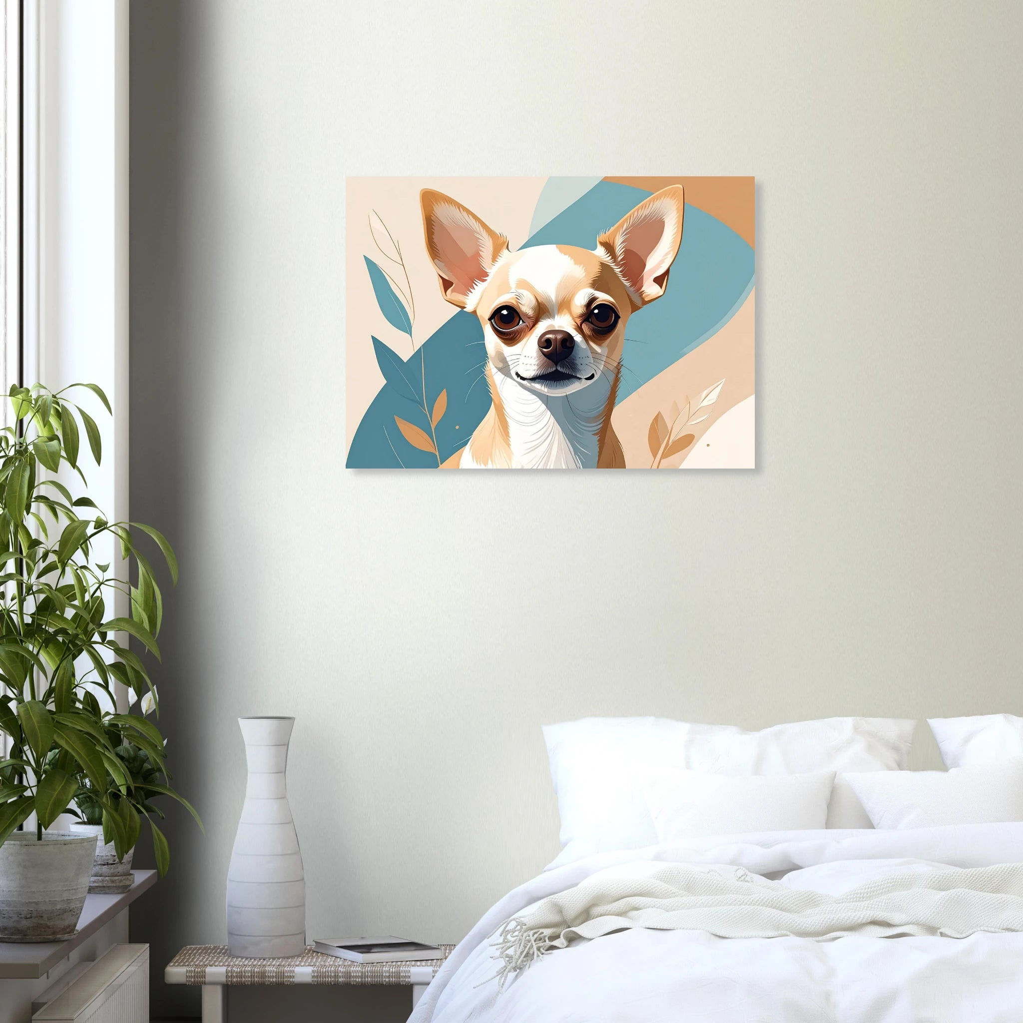 Chihuahua Chic: Moderne Kunstdrucke für Hundeliebhaber*innen – Erhältlich in verschiedenen Größen-petllective