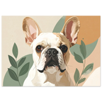 Französische Bulldogge Kunstdrucke - Niedliche Haustier-Porträts-petllective