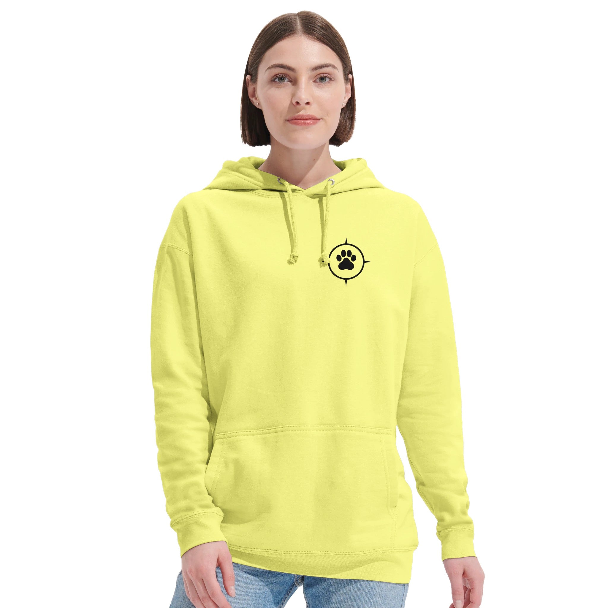 Unisex Hoodie aus recyceltem Mischgewebe - True North Paw-petllective