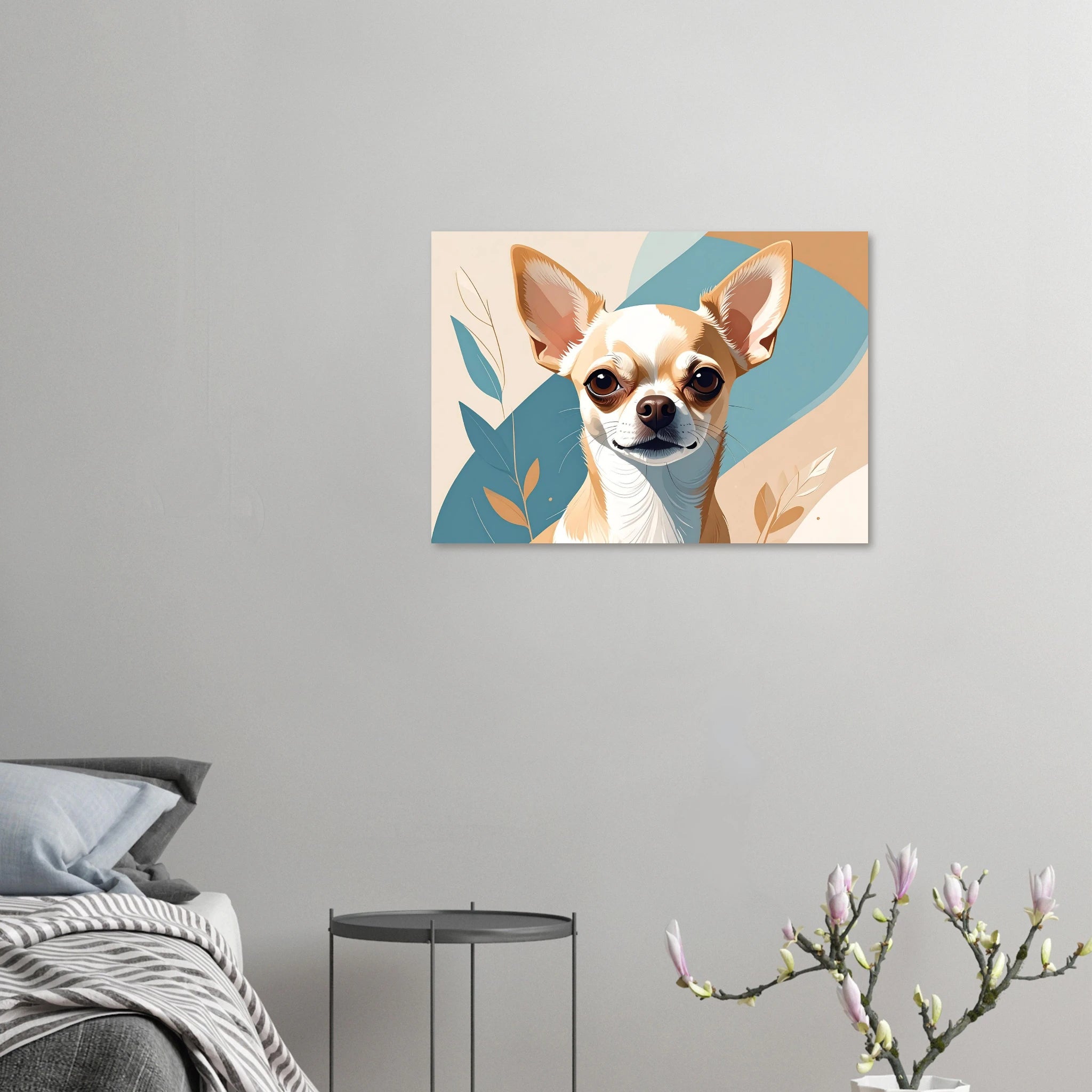 Chihuahua Chic: Moderne Kunstdrucke für Hundeliebhaber*innen – Erhältlich in verschiedenen Größen-petllective