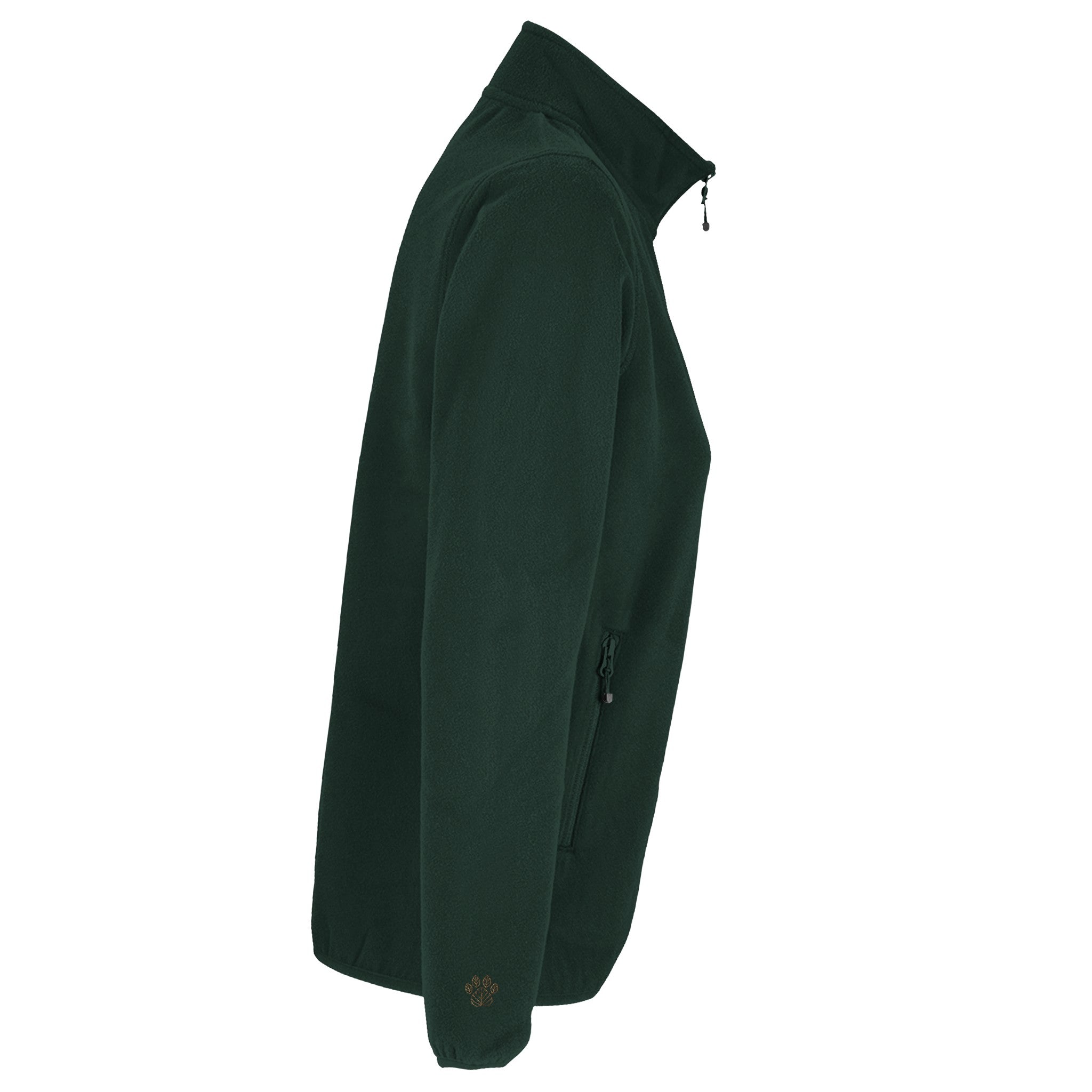 Damen Fleecejacke mit gesticktem Pfoten-Logo-petllective