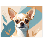 Chihuahua Chic: Moderne Kunstdrucke für Hundeliebhaber*innen – Erhältlich in verschiedenen Größen-petllective