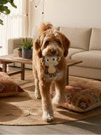 BUDDY. Hundespielzeug aus Leder "Affe"