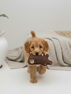 BUDDY. Hundespielzeug aus Leder "Kleiner Bär"