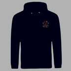 Wanderlust Unisex College Hoodie mit gesticktem Pfoten-Motiv – Design für Abenteurer-petllective