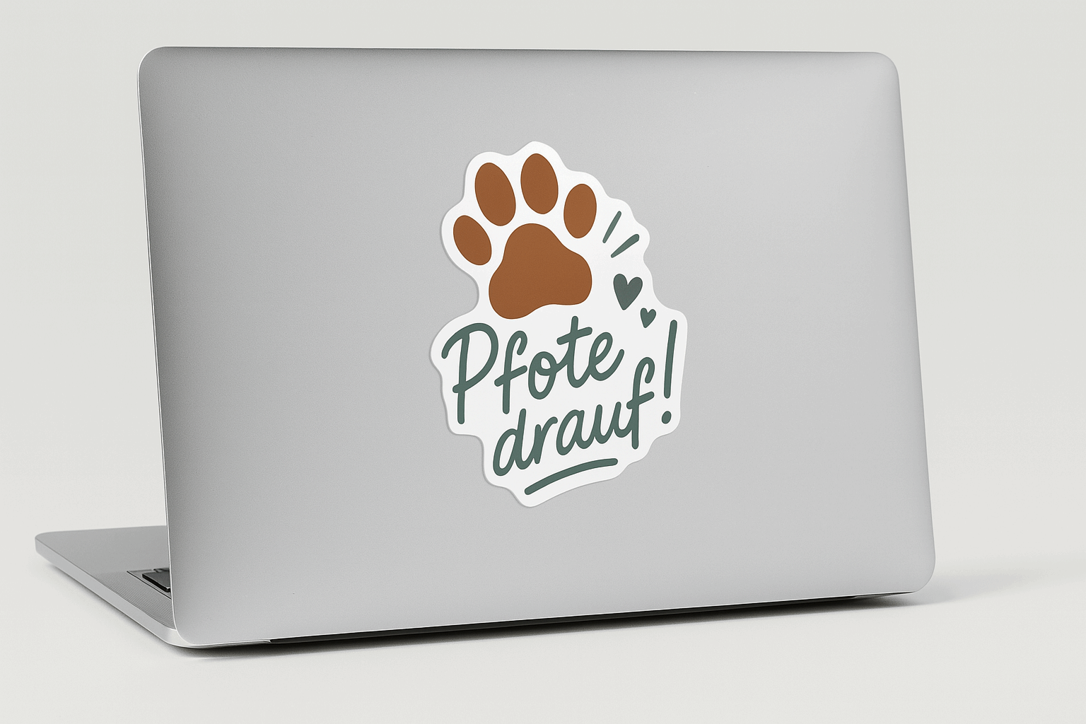 Pfote drauf! Vinyl-Sticker – wetterfest & rückstandslos 10x10cm-petllective