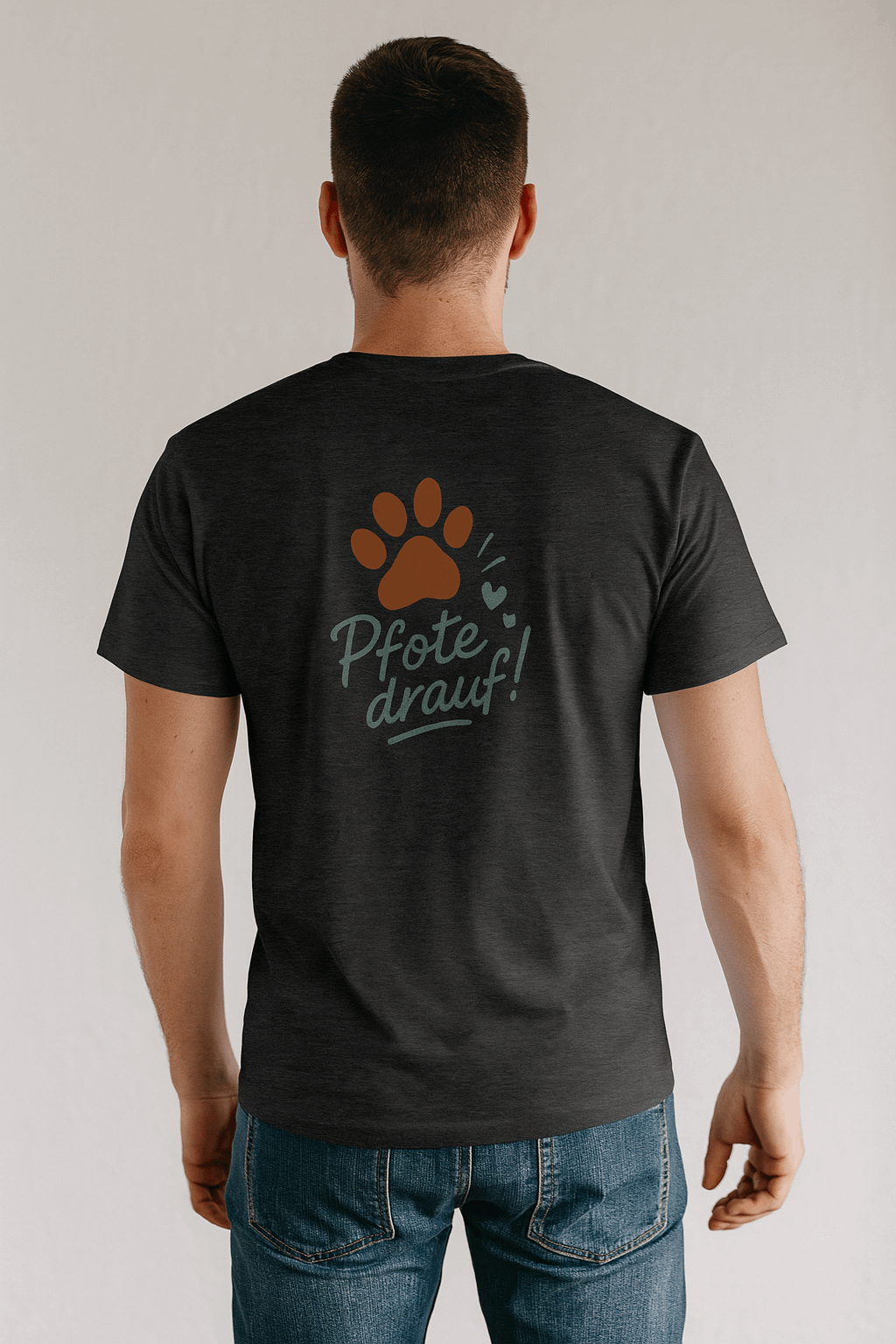 Bio-T-Shirt „Pfote drauf!“ – nachhaltig & mit Haltung