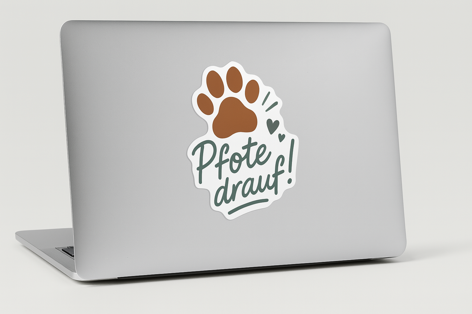 Pfote drauf! Vinyl-Sticker – wetterfest & rückstandslos 10x10cm