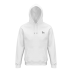 Unisex-Hoodie mit gesticktem Löwe-Emblem auf der Brust, minimalistisches nachhaltiges Design von Petllective