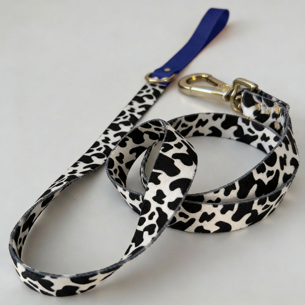 Hundehalsband & Leine Set – Blueberry