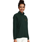 Damen Fleecejacke mit gesticktem Pfoten-Logo-petllective