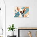 Chihuahua Chic: Moderne Kunstdrucke für Hundeliebhaber*innen – Erhältlich in verschiedenen Größen-petllective