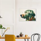 Nature Bond Wandbild – Hund & Naturmotiv als Premium Poster im Holzrahmen-petllective