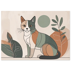 Katzen Kunstdruck Wandbild – Moderner Fine Art Posterprint-petllective