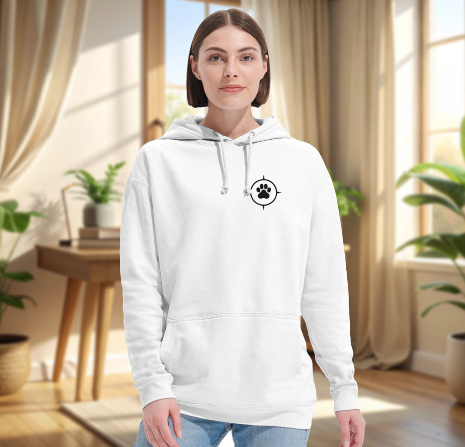 Unisex Hoodie aus recyceltem Mischgewebe - True North Paw-petllective