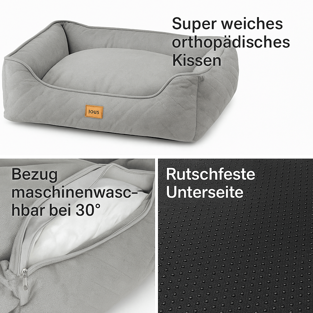 Lous Orthopädisches Hundebett – Premium Hundekissen