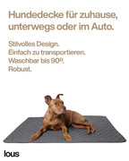 Lou's große und stilvolle Hundedecke
