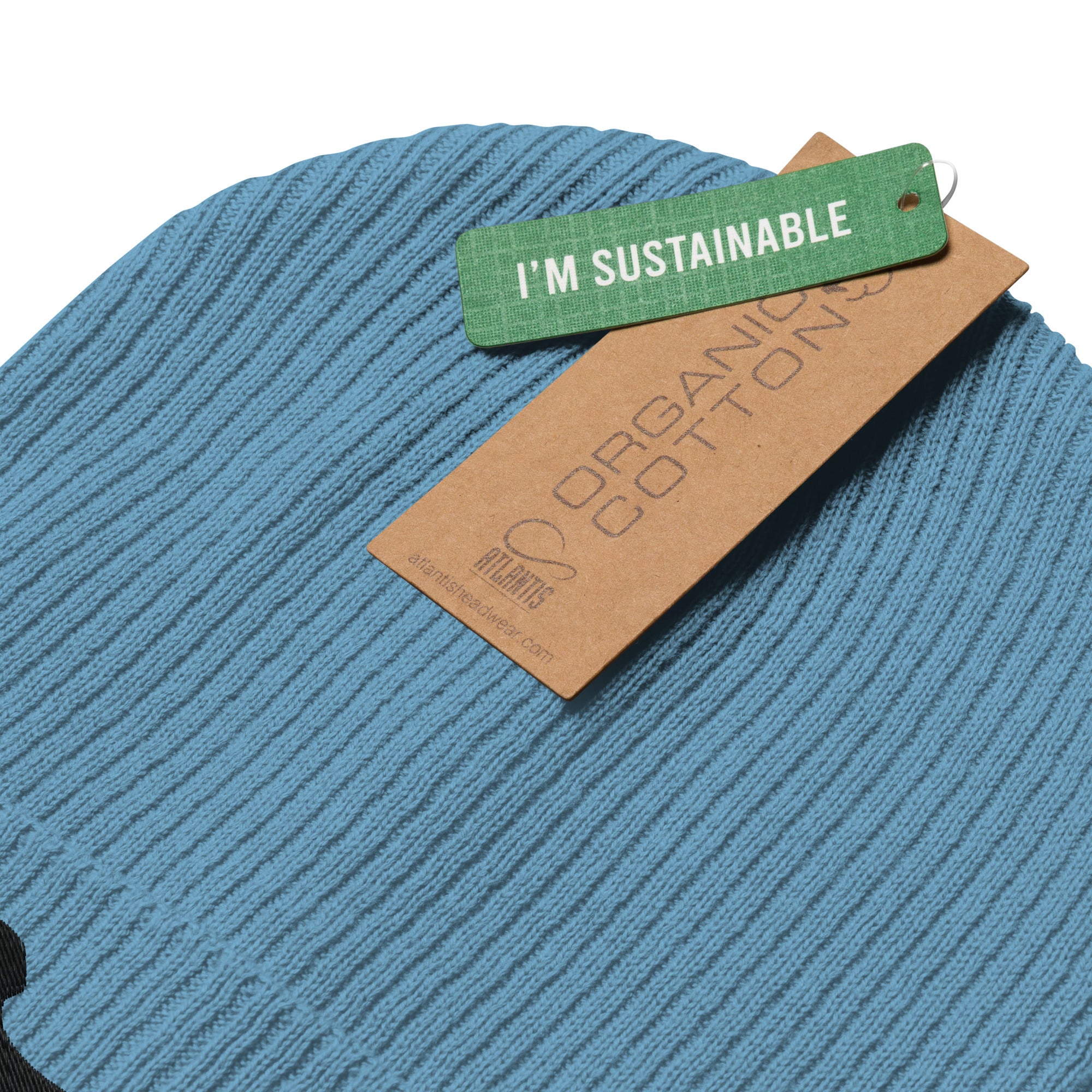 Bio?Beanie „Dackel?Stick“ – gerippte Mütze aus 100?% Baumwolle-petllective