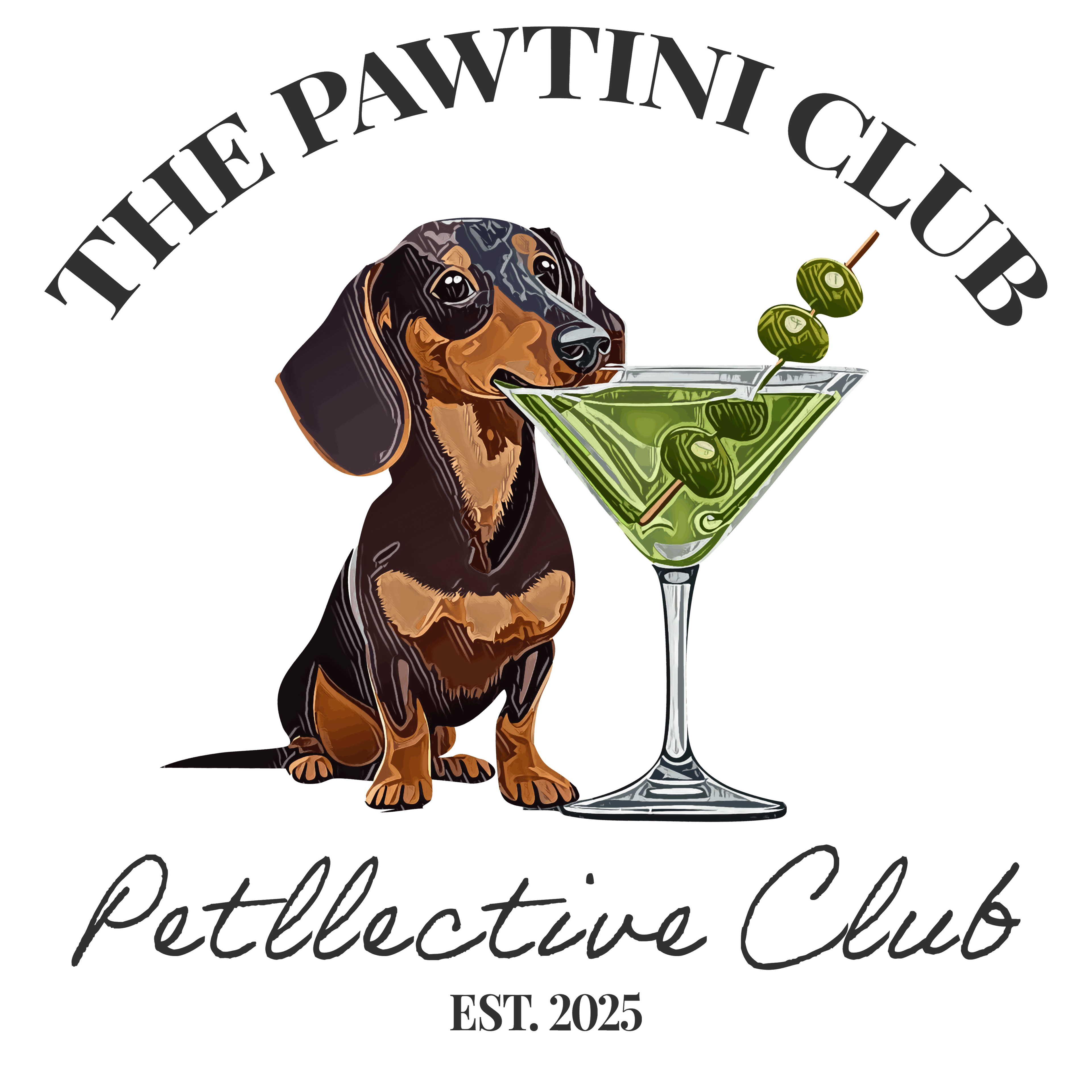 V-Neck Bio-Shirt „The Pawtini Club“ – feminin & fair-petllective